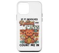 Carcasa para iPhone 12 Mini Tejer y los Gatos me cuentan en Funny Cat Lover