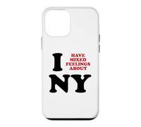 Carcasa para iPhone 12 Mini Tengo Sentimientos encontrados sobre Nueva York Funny Sarcastic