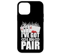Carcasa para iPhone 12 Mini Tengo un Gran par de Jugadores de Cartas de póquer Casino Jugador Divertido