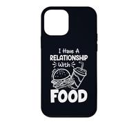 Carcasa para iPhone 12 Mini Tengo una relación con la Comida Humor Divertido Amantes de la Comida rápida