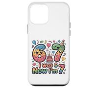 Carcasa para iPhone 12 Mini Tenía Seis años, Ahora Tengo Siete, Autismo, Pascua, 67, Meme, séptimo cumpleaños