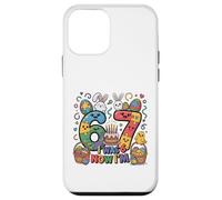 Carcasa para iPhone 12 Mini Tenía Seis años, Ahora Tengo Siete, Autismo, Pascua, 67, Meme, séptimo cumpleaños