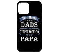 Carcasa para iPhone 12 Mini The Best Dads Get Promoted To Papa Father's Day New Grandpa