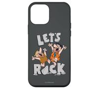 Carcasa para iPhone 12 Mini The Flintstones Fred Barney Let's Rock