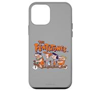 Carcasa para iPhone 12 Mini The Flintstones Fred Wilma Betty Barney on Bike