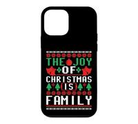 Carcasa para iPhone 12 Mini The Joy of Christmas is Family Ugly Sweater Holiday Art