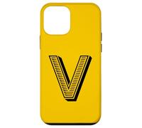 Carcasa para iPhone 12 Mini The Letter V Fun Big and Bold for Eventos Family Teams Group