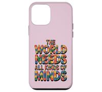 Carcasa para iPhone 12 Mini The World Needs All Kinds of Minds Puzzle Autism Awareness