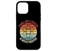 Carcasa para iPhone 12 Mini Think Like A Proton Always Positive Profesor De Ciencias
