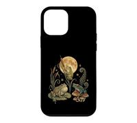 Carcasa para iPhone 12 Mini Three Frogs Moon Vintage Amphibian Cottagecore Art
