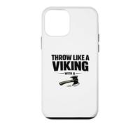 Carcasa para iPhone 12 Mini Throw Like a Viking de papá lanzando Hacha de leñador