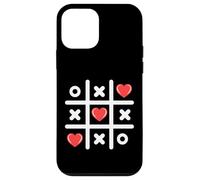 Carcasa para iPhone 12 Mini Tic TAC Toe 3 en una Divertido San Valentín