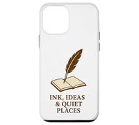 Carcasa para iPhone 12 Mini Tinta, Ideas y Lugares tranquilos: Libro de Pluma de Pluma