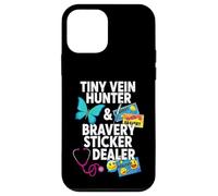 Carcasa para iPhone 12 Mini Tiny Vein Hunter Bravery Sticker Dealer Pediatric Nurse
