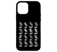 Carcasa para iPhone 12 Mini Tipos de Martín Pescador - Martín Pescador Especies Ornitología Aves