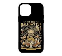 Carcasa para iPhone 12 Mini Tis The Hallows' Eve Witchy Skull Cat Oculto Halloween