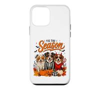 Carcasa para iPhone 12 Mini Tis The Season Halloween Australian Shepherd Pumpkin Costume