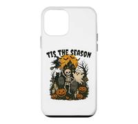Carcasa para iPhone 12 Mini Tis The Season Halloween Skeleton Ghost Vibes Men Women