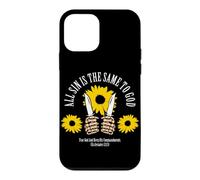 Carcasa para iPhone 12 Mini Todo Pecado Es Igual Ante Dios Diseño de Girasol