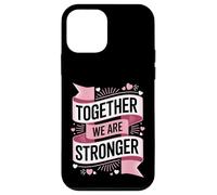 Carcasa para iPhone 12 Mini Together We Are Stronger Retro Banner Solidaridad Cita