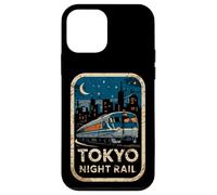 Carcasa para iPhone 12 Mini Tokyo Night Rail Japón Vintage City Train Anime Souvenir