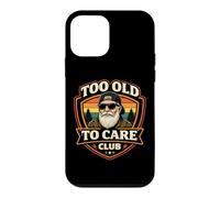 Carcasa para iPhone 12 Mini Too Old to Care Club - Cita Divertida de cumpleaños con Frase en inglés