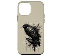 Carcasa para iPhone 12 Mini Tormenta de Tinta Cuervo Silencio Antes de la Caw