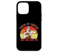 Carcasa para iPhone 12 Mini Touch My Coffee and I Will Bite You Baristas Coffee Lover