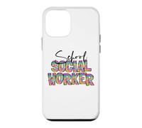 Carcasa para iPhone 12 Mini Trabajador Social Escolar Tie Dye Apreciación Trabajo Social