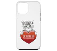 Carcasa para iPhone 12 Mini Trap Neuter Return (TNR) The Humane Solution, corazón de Gato, Amor