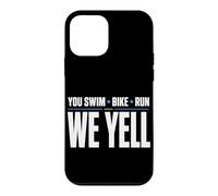 Carcasa para iPhone 12 Mini Triatlón Support Crew Swim Bike Run Race Day Support