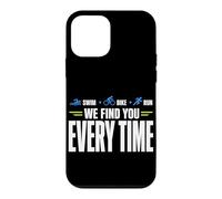 Carcasa para iPhone 12 Mini Triatlón Support Crew Swim Bike Run Race Day Support