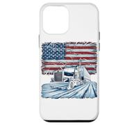 Carcasa para iPhone 12 Mini Truck Driver Trucker Camiseta Hombre Papá Big Rig American