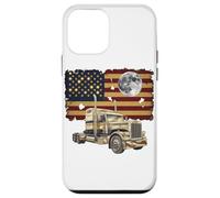 Carcasa para iPhone 12 Mini Truck Driver Trucker Camiseta Hombre Papá Big Rig American