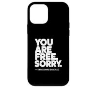 Carcasa para iPhone 12 Mini Tu Eres Libre Kierkegaard (Básicamente)