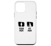 Carcasa para iPhone 12 Mini Tu Mamá Mi Mamá Hija Hijo Divertido Instructor de Yoga