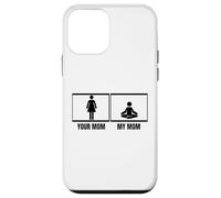 Carcasa para iPhone 12 Mini Tu Mamá Mi Mamá Hija Hijo Divertido Instructor de Yoga