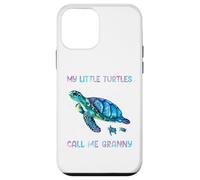 Carcasa para iPhone 12 Mini Turtle Watercolor Sea Ocean My Turtles Call Me Granny