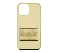Carcasa para iPhone 12 Mini Última Cena por Leonardo Davinci Estilo Acuarela