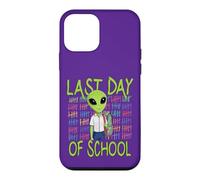 Carcasa para iPhone 12 Mini Último día de Escuela Kids Milestone Celebration Alien Gift
