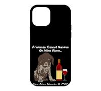 Carcasa para iPhone 12 Mini Una Mujer no Puede Sobrevivir Solo en Vino Ella también Necesita un GSP