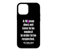 Carcasa para iPhone 12 Mini Una Mujer no Tiene Que ser Modesta para ser respetada