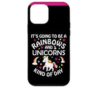 Carcasa para iPhone 12 Mini Unicorn Girls Funny It's Going to be a Rainbows and Unicorns