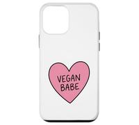 Carcasa para iPhone 12 Mini Vegan Babe Corazón Bonito Vegana Vegetariana Amor