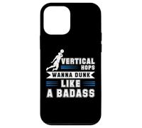 Carcasa para iPhone 12 Mini Vertical Hops Slam Dunk Wanna Dunk - Regalo de Baloncesto