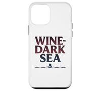 Carcasa para iPhone 12 Mini Vino Mar Oscuro Homero Griego Poesía épica Navegación