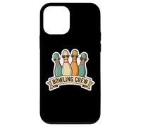 Carcasa para iPhone 12 Mini Vintage Bowling Crew Friends Team Pins con Gafas De Sol Divertido
