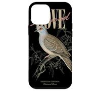 Carcasa para iPhone 12 Mini Vintage Diamond Paloma Observación de Aves Arte Naturaleza Amor Páj