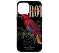 Carcasa para iPhone 12 Mini Vintage Eclectus Loro Observación De Aves Arte Naturaleza Amor Pájaros