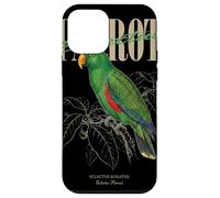 Carcasa para iPhone 12 Mini Vintage Eclectus Loro Observación De Aves Arte Naturaleza Amor Pájaros